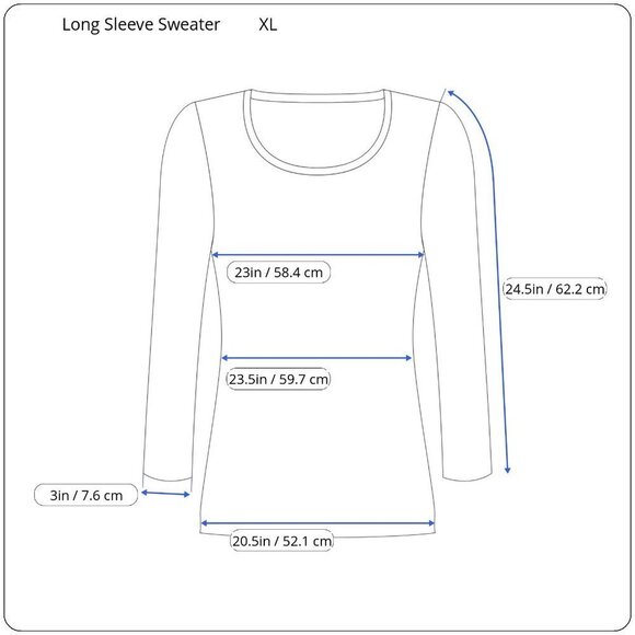 Smart Blanks Sweater Womens XL Plain Black Embroidered Long Sleeve Pullover - Picture 3 of 8